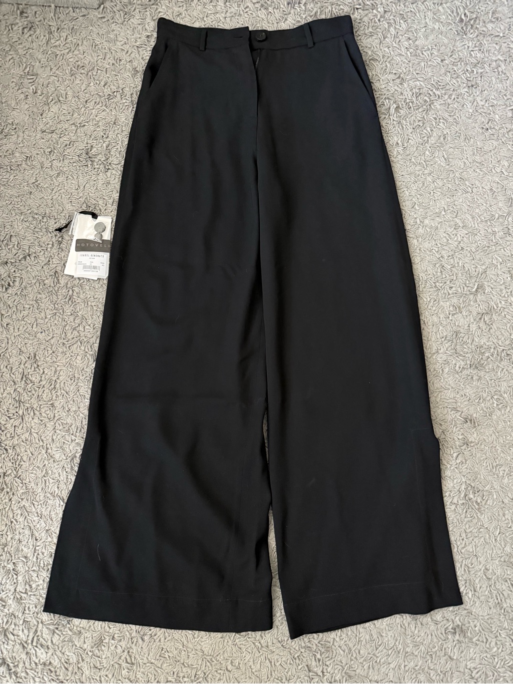 Isabel Benenato Wide Viscose Trousers